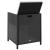 Set mobilier de exterior cu perne, 13 piese, negru, poliratan GartenMobel Dekor