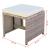 Set mobilier de exterior cu perne, 9 piese, bej, poliratan GartenMobel Dekor