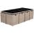 Set mobilier de exterior cu perne, 13 piese, bej, poliratan GartenMobel Dekor