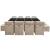 Set mobilier de exterior cu perne, 13 piese, bej, poliratan GartenMobel Dekor