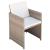 Set mobilier de exterior cu perne, 13 piese, bej, poliratan GartenMobel Dekor