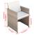 Set mobilier de exterior cu perne, 13 piese, bej, poliratan GartenMobel Dekor