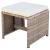 Set mobilier de exterior cu perne, 13 piese, bej, poliratan GartenMobel Dekor