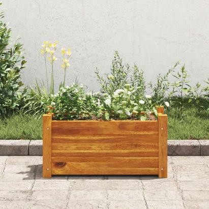 Strat înălțat de grădină, 50x25x25 cm, lemn de acacia GartenMobel Dekor