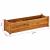 Strat înălțat de grădină, 100x30x25 cm, lemn de acacia  GartenMobel Dekor