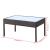 Set mobilier de grădină cu perne, 4 piese, maro, poliratan GartenMobel Dekor