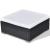 Set mobilier de grădină cu perne, 5 piese, negru, poliratan GartenMobel Dekor