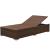 Set mobilier de grădină cu perne, 3 piese, maro, poliratan GartenMobel Dekor
