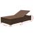 Set mobilier de grădină cu perne, 3 piese, maro, poliratan GartenMobel Dekor