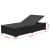 Set mobilier de grădină cu perne, 3 piese, negru, poliratan GartenMobel Dekor