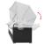 Set mobilier de grădină cu baldachin, 7 piese, negru, poliratan GartenMobel Dekor
