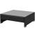 Set mobilier de grădină cu baldachin, 7 piese, negru, poliratan GartenMobel Dekor