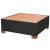 Set mobilier de grădină cu perne, 7 piese, negru, poliratan GartenMobel Dekor
