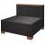Set mobilier de grădină cu perne, 9 piese, negru, poliratan GartenMobel Dekor