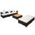 Set mobilier de grădină cu perne, 6 piese, negru, poliratan GartenMobel Dekor