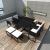 Set mobilier de exterior cu perne, 9 piese, negru, poliratan GartenMobel Dekor