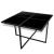 Set mobilier de exterior cu perne, 9 piese, negru, poliratan GartenMobel Dekor