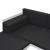 Set mobilier de grădină cu perne, 4 piese, negru, aluminiu    GartenMobel Dekor