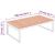 Set mobilier de grădină cu perne, 4 piese, aluminiu și WPC GartenMobel Dekor