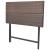 Set mobilier exterior pliabil, 7 piese, maro, oțel, poliratan GartenMobel Dekor
