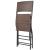 Set mobilier exterior pliabil, 7 piese, maro, oțel, poliratan GartenMobel Dekor
