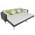 Set mobilier de grădină cu perne, 4 piese, maro, poliratan GartenMobel Dekor