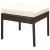 Set mobilier de grădină cu perne, 6 piese, maro, poliratan GartenMobel Dekor