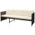 Set mobilier de grădină cu perne, 6 piese, maro, poliratan GartenMobel Dekor