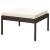 Set mobilier de grădină cu perne, 6 piese, maro, poliratan GartenMobel Dekor