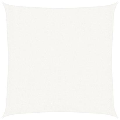 Pânză parasolar, alb, 3,6 x 3,6 m, HDPE, pătrat GartenMobel Dekor