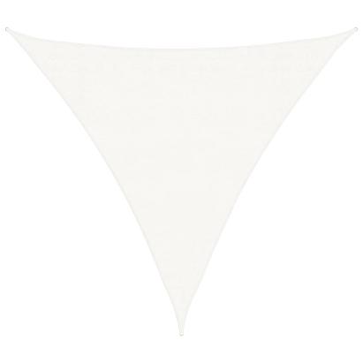 Pânză parasolar din HDPE triunghiulară 3,6x3,6x3,6 m, alb GartenMobel Dekor