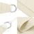 Parasolar din material textil oxford, pătrat, 2 x 2 m, crem GartenMobel Dekor