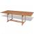 Set mobilier exterior cu scaune pliabile, 11 piese, lemn de tec GartenMobel Dekor