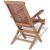 Set mobilier exterior cu scaune pliabile, 11 piese, lemn de tec GartenMobel Dekor