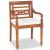 Set mobilier de grădină cu perne, 4 piese, lemn masiv de tec GartenMobel Dekor