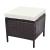Set mobilier de grădină cu perne, 4 piese, maro, poliratan GartenMobel Dekor