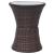 Set mobilier bistro cu perne, 3 piese, maro, poliratan   GartenMobel Dekor