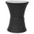 Set mobilier bistro cu perne, 3 piese, negru, poliratan   GartenMobel Dekor