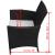 Set mobilier de exterior cu perne, 7 piese, negru, poliratan GartenMobel Dekor