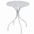 Set mobilier de bistro, 3 piese, alb cenușiu, oțel GartenMobel Dekor