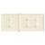 Perne scaun cu spătar înalt, 2 buc., crem, 120x50x3 cm, textil GartenMobel Dekor