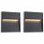 Lămpi de perete LED de exterior, 2 buc., negru, 3 W, pătrat GartenMobel Dekor