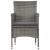 Set mobilier de grădină cu perne, 4 piese, gri, poliratan GartenMobel Dekor