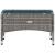 Set mobilier de grădină cu perne, 4 piese, gri, poliratan GartenMobel Dekor