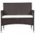 Set mobilier de grădină cu perne, 5 piese, maro, poliratan GartenMobel Dekor