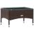 Set mobilier de grădină cu perne, 5 piese, maro, poliratan GartenMobel Dekor