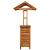 Masă de bar exterior cu acoperiș, 113x106x217 cm, lemn acacia GartenMobel Dekor