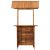 Masă de bar exterior cu acoperiș, 113x106x217 cm, lemn acacia GartenMobel Dekor