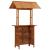 Masă de bar exterior cu acoperiș, 113x106x217 cm, lemn acacia GartenMobel Dekor