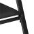 Set mobilier de gradina 4 piese cu masa din sticla securizata, negru
